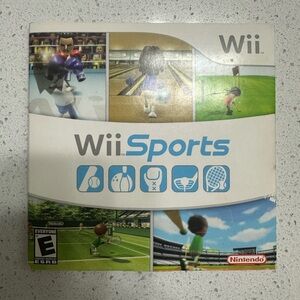 Nintendo Wii Sports (White & Blue) - Wii Game Case- TESTED AND WORKS